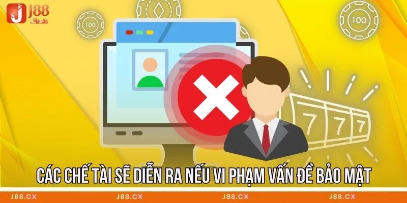 Các chế tài sẽ diễn ra nếu vi phạm vấn đề bảo mật